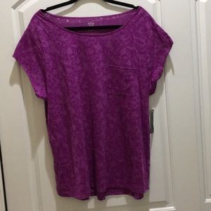 Ana Woman purple pocket shirt